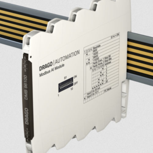 Módulo de entrada analógico - DMB 96100 B - DRAGO Automation GmbH - Modbus RTU / RS485 / de corriente