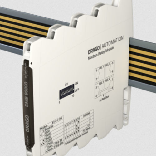 Módulo E/S analógico - DMB 96400 B - DRAGO Automation GmbH - Modbus RTU / 4 canales / con 2 salidas analógicas