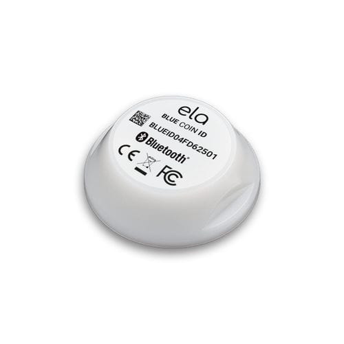 Emisor bluetooth adhesiva - BLUE COIN ID - ELA Innovation S.A - IP68