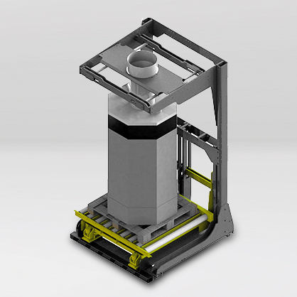 Sistema de llenado para granulados - Octabin - GREIF-VELOX Maschinenfabrik GmbH - para pellets / para la industria química