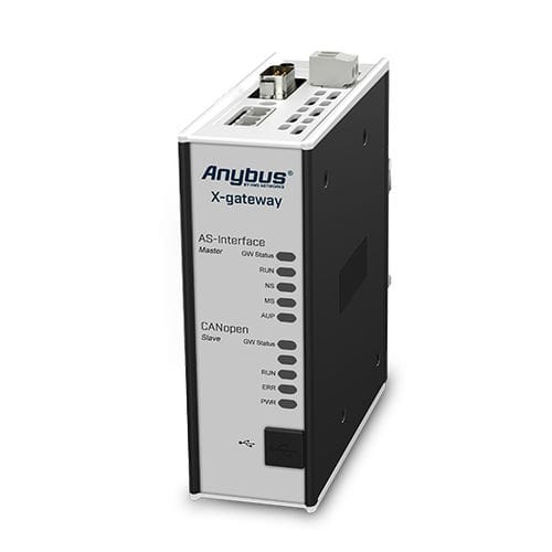 Pasarela industrial - AB7827-F - HMS Industrial Networks GmbH - de interfaz AS / CANopen / para autómatas programables