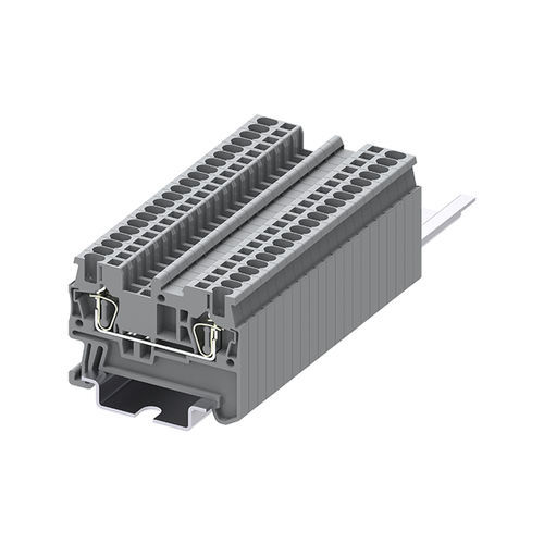 Bloque de conexión para conexión con muelle - TC1.5-2-GY - Ningbo SUPU Electronics Co., Ltd. - en riel-DIN / IEC / gris