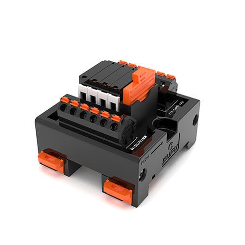 Módulo de relé DC - X1S-04PP-1AU - Ningbo SUPU Electronics Co., Ltd. - AC / de conmutación / en riel DIN