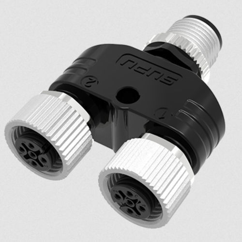 Repartidor de señales - M12A5M-YU-12A5F-12A5F - Ningbo SUPU Electronics Co., Ltd. - IP67