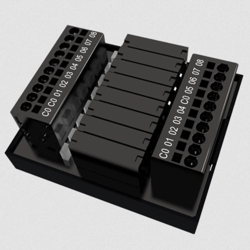 Módulo de relé DC - XF1T-08SS-1AU - Ningbo SUPU Electronics Co., Ltd. - para montaje sobre riel DIN