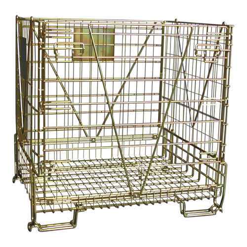Caja-palé de acero galvanizado - CONT 115 - Italiana Contenitori Srl - de transporte / de manipulación / industrial