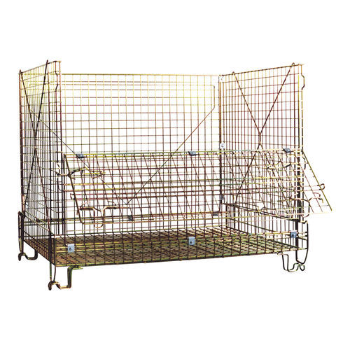 Caja-palé enrejada - MARK114145 - Italiana Contenitori Srl - de transporte / de manipulación / para piezas pequeñas