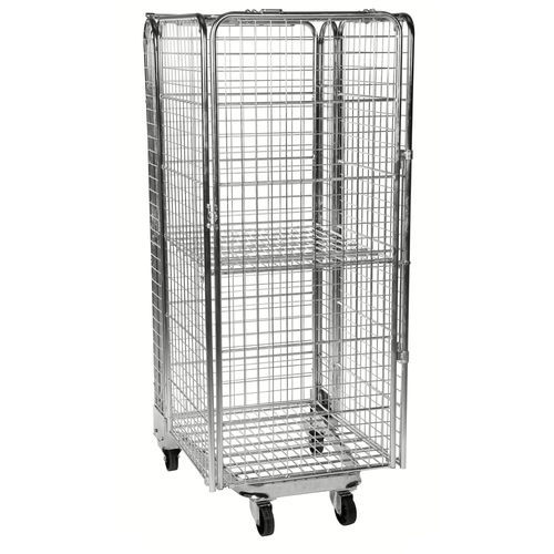 Roll-container multiusos - ROLL201011 - Italiana Contenitori Srl - con estantes / 4 paneles / encajable