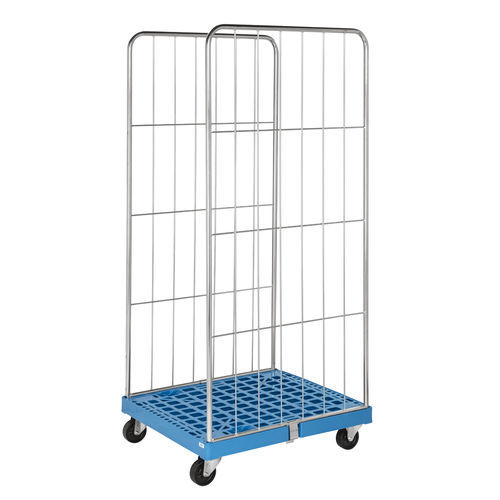 Roll-container multiusos - ROLL0035 - Italiana Contenitori Srl - con estantes / con base de plástico / de metal