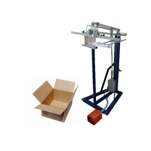 Máquina de grapar para fondos de cajones de cartón - PERFECTA PEL 323 D - MEZGER Heftsysteme - neumática / con pedal / con 2 cabezales