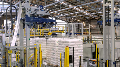 Enfundadora de film estirable - MSK - automática / para palés / para la industria alimentaria y de la bebida