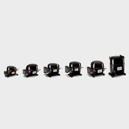 Compresor frigorífico hermético - GLT80TDC  - Huayi Compressor Barcelona - alternativo / R134a / 24 Vcc