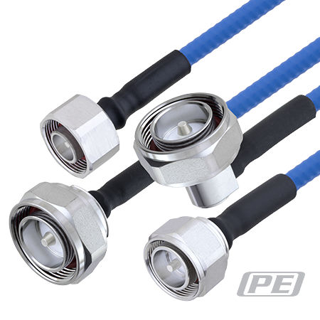Arnés de cables eléctricos DIN - SPP-250-LLPL series - Pasternack Enterprises, Inc. - RF / de coaxial / recto