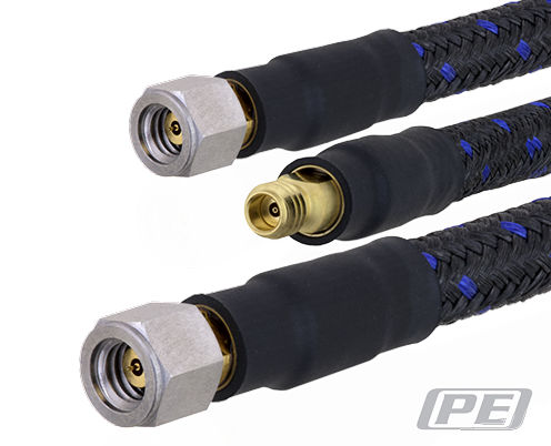 Cable eléctrico RF - PE3TC1220 series - Pasternack Enterprises, Inc. - coaxial / flexible