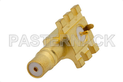 Conector coaxial - QMA series   - Pasternack Enterprises, Inc. - acodado / rápido / para tarjeta electrónica