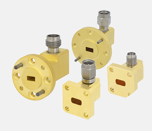 Adaptador de coaxial - Pasternack Enterprises, Inc. - para guía de ondas / acodado