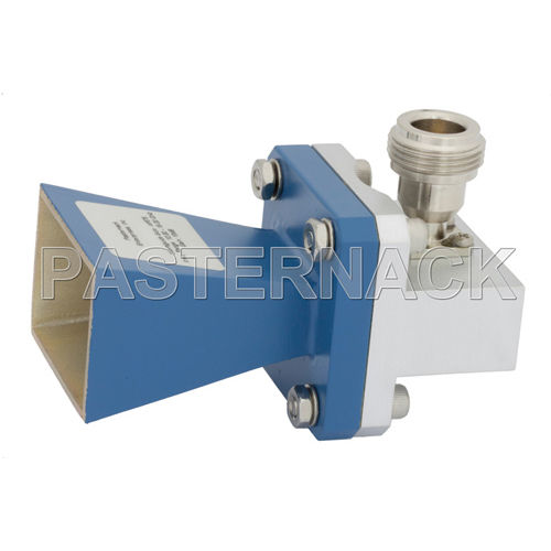 Antena de bocina - WR-75  - Pasternack Enterprises, Inc. - con adaptador / para guía de ondas