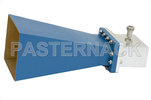 Antena de bocina - WR-284  - Pasternack Enterprises, Inc. - con adaptador