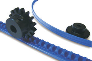 Cremallera de dientes rectos - DR series - KHK - con cubo / flexible / moldeada