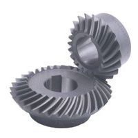 Engranaje cónico - MBSA, MBSB series - KHK - de dientes helicoidales / con cubo