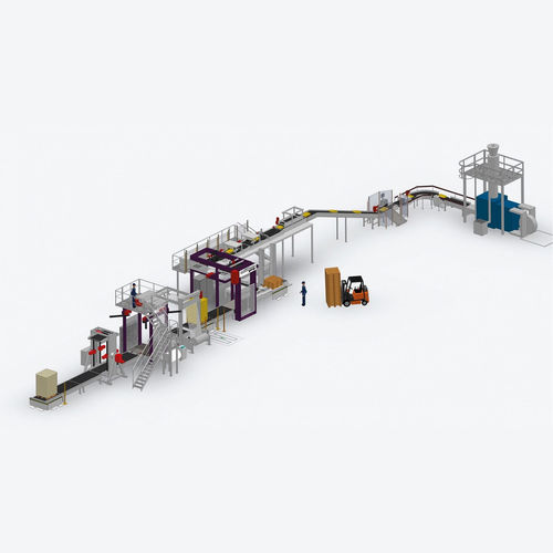 Línea de embalaje para la industria alimentaria y de la bebida - Full Line - Möllers - para la industria petroquímica / de llenado / para productos químicos