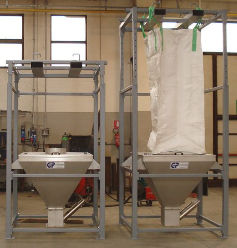 Soporte de big bag - GP DI PIAZZON S.r.l. - de acero al carbono / de acero inoxidable