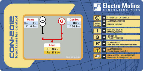 Módulo de control para grupo electrógeno - CON-2012 - ELECTRA MOLINS