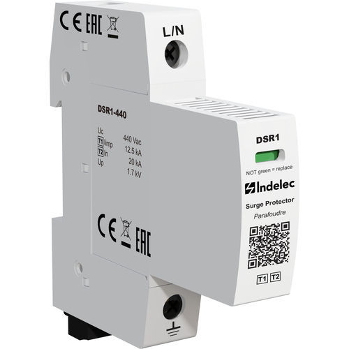 Protector de sobretensión de tipo 2 - DSR1-440 - Indelec - de tipo 1 / para alimentación eléctrica / de telecomunicación