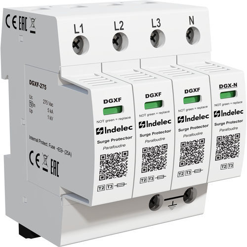 Protector de sobretensión de tipo 2 - DGX 275 C2 - Indelec - de tipo 3 / para alimentación eléctrica / con varistor