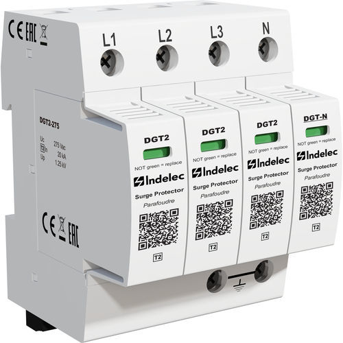 Protector de sobretensión de tipo 2 - DGT2 275 C2 - Indelec - para alimentación eléctrica / con varistor / N-PE