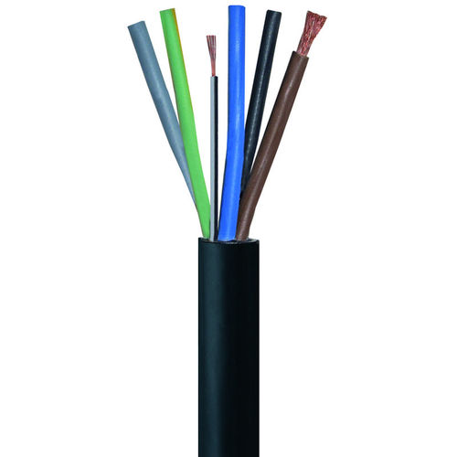 Cable eléctrico de alimentación - AC PURWIL EVC H05BZ5-F - Brugg Kabel AG - resistente al aceite / antipropagación de fuego / a prueba de llamas
