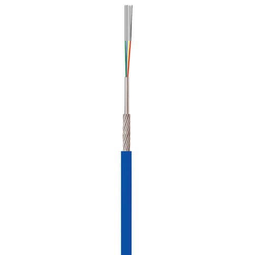 Cable óptico de datos - BRUsteel - Brugg Kabel AG - blindado / robusto / autoportante