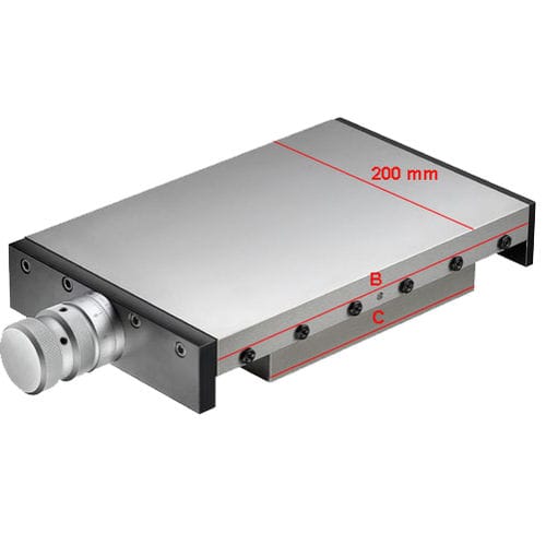 Mesa de posicionamiento lineal - 200 series - GIROUD Mécanique de Précision - manual / 1 eje / de precisión