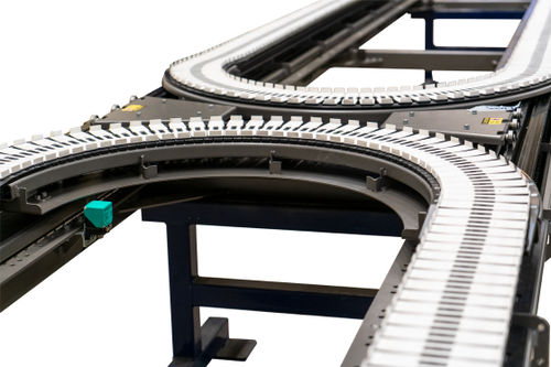 Transportador de banda - AVL series - AmbaFlex Spiral Conveyor Solutions - curvo / de acumulación / flexible