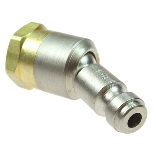 Racor neumático - 16-04BSF - Coilhose Pneumatics - ranurado / acodado / de latón
