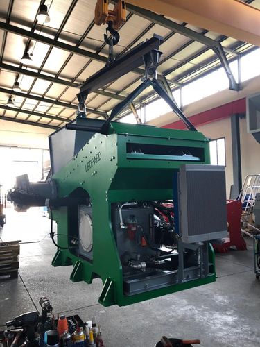 Destrozador de 1 eje - FGS - SFH SRL LEOPARD IMPIANTI - para madera / con papel separador / para residuos de la industria electrónica