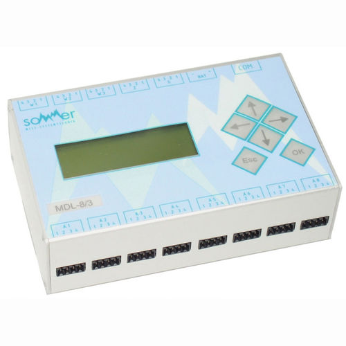 Registrador de datos de velocidad del aire - MDL 8/3  - SOMMER Messtechnik GmbH - GSM/GPRS / RS-232 / con pantalla LCD