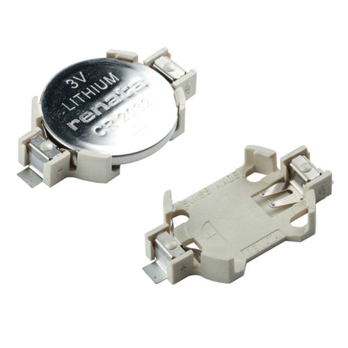 Portabaterías para pila de botón - SMTU series - TAKACHI Electronics Enclosure Co., Ltd.
