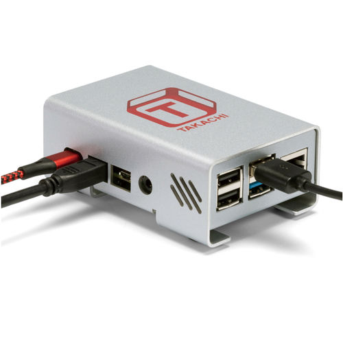 Caja Raspberry Pi - RPI-4 series - TAKACHI Electronics Enclosure Co., Ltd. - montada en superficie / rectangular / de aluminio