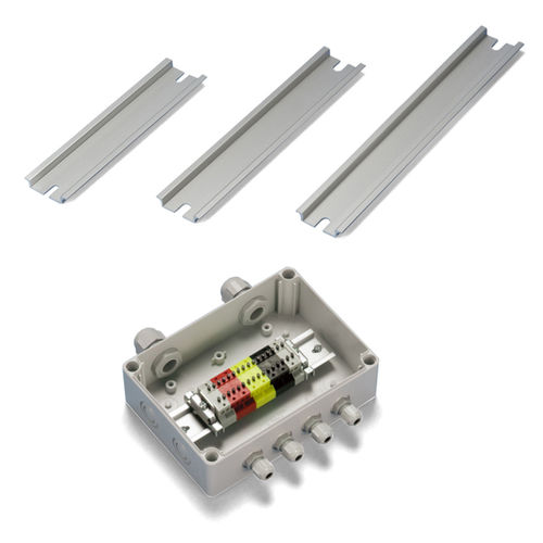 Riel DIN para bloque de conexión - FDR series - TAKACHI Electronics Enclosure Co., Ltd.