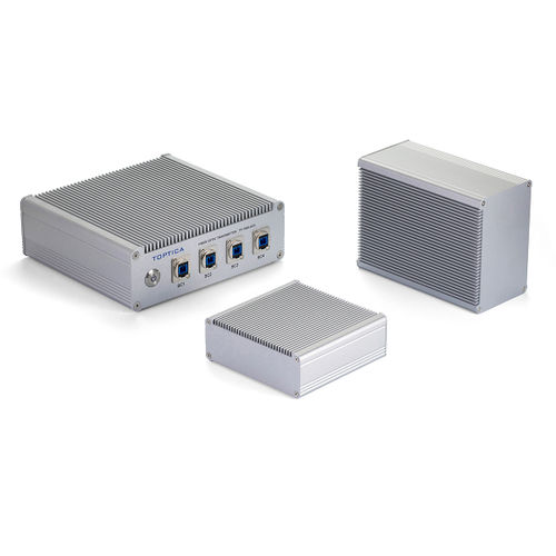 Caja con blindaje CEM - EXHE series - TAKACHI Electronics Enclosure Co., Ltd. - de mesa / rectangular / de aluminio