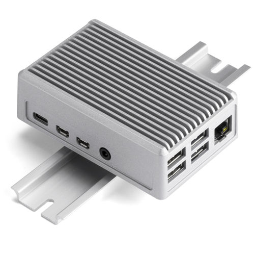 Caja Raspberry Pi - RPHD series - TAKACHI Electronics Enclosure Co., Ltd. - para riel DIN / rectangular / de aluminio