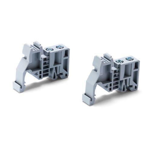 Elemento de fijación de tope final - DRS series - TAKACHI Electronics Enclosure Co., Ltd. - para bloque de conexión / de poliamida / en riel DIN