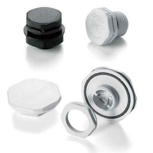 Tapón aireador - PMF series - TAKACHI Electronics Enclosure Co., Ltd. - hexagonal / roscado / de plástico