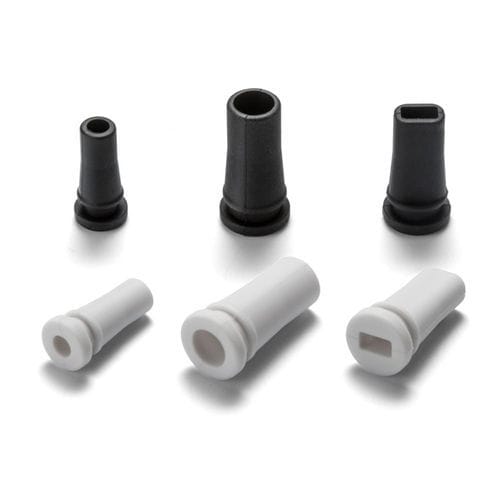 Brida antitracción redonda - CBS series - TAKACHI Electronics Enclosure Co., Ltd. - plana / de silicona / para cable flexible plano