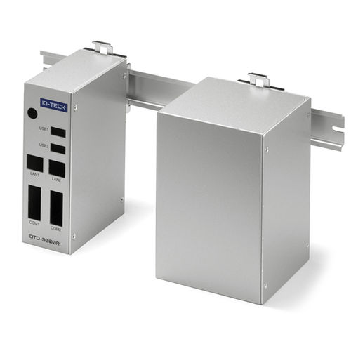 Caja para riel DIN - DRB series - TAKACHI Electronics Enclosure Co., Ltd. - rectangular / de aluminio / de red