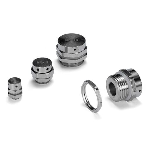 Tapón cilíndrico - CVP-M series - TAKACHI Electronics Enclosure Co., Ltd. - roscado / de latón / de PTFE