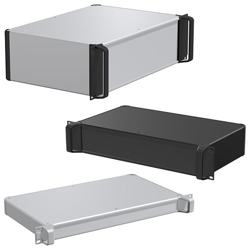 Caja rack de 19" - AUR series - TAKACHI Electronics Enclosure Co., Ltd. - rectangular / aluminio / para contador de agua