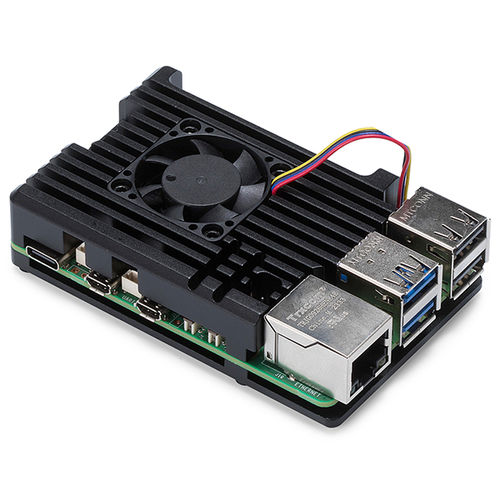 Caja Raspberry Pi - RPF-5 - TAKACHI Electronics Enclosure Co., Ltd. - de mesa / rectangular / de aluminio
