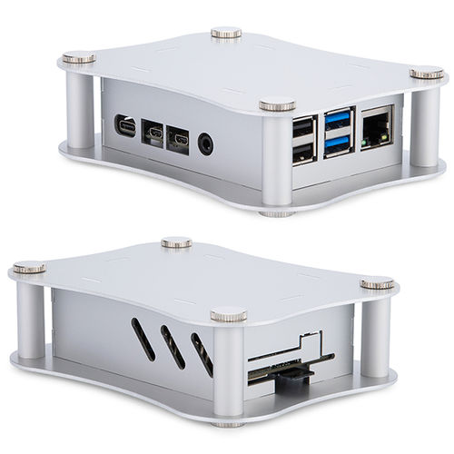 Caja de mesa - ROCK-5A - TAKACHI Electronics Enclosure Co., Ltd. - rectangular / aluminio / compacta